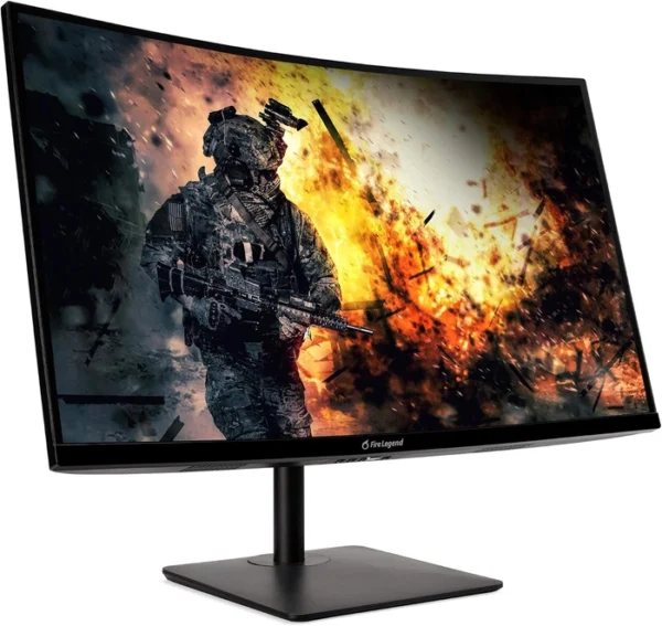 Aopen Fire Legend Gaming Monitor 1800R Curved AMD FreeSync technology Zero Frame Design Tilt 32 Inch Curved 165 Hz Full HD (1920x1080) 2 HDMI DP AudioBrand AOPEN GAMING MONITOR IN LEBANON