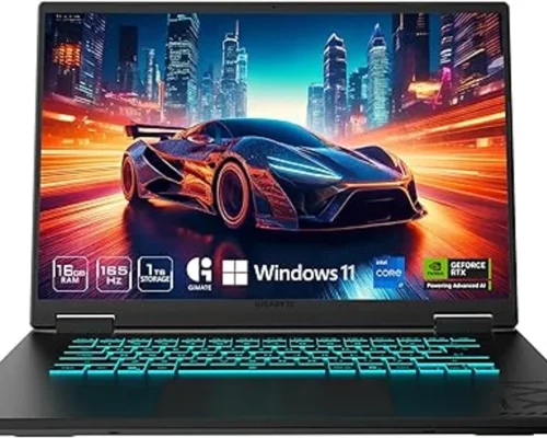 Gigabyte	A16 Intel Core I7-13620H 1TB SSD 16GB DDR5 16.0 Inch Nvidia GeForce RTX 5060 8GB W11H Black Steel