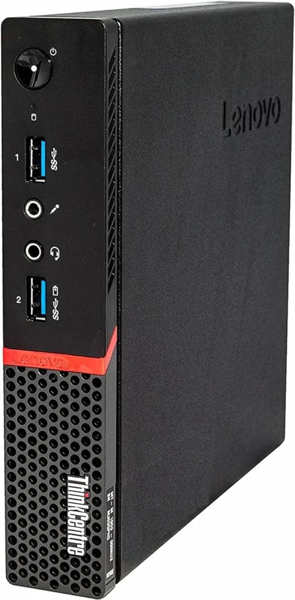 Lenovo ThinkCentre M700 Tiny Business Desktop PC, Intel Quad Core i5-6500T up to 3.1GHz, 16G DDR4, 512G SSD, WIFI, Bluetooth 4.0. Includes: USB Keyboard & Mouse, Microsoft office 30 days free trail.. Ports: Front: (2) USB 3.0(one is Always On and fast charge), one Microphone, one Headphone / Microphone combo jack; Rear: (4) USB 3.0, RJ-45, (2) DisplayPort, one Headphone. Operating System: Windows 10 64 Bit – Multi-language supports English/Spanish/French.