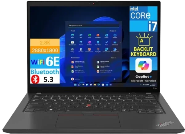 Lenovo THINKPAD P14S G4 CORE i7-1360P/64GB/1TB NVME/14" 2.8K/NVIDIA QUADRO A500 4GB/WIN11 PRO BLACK Gaming Laptop 1 year warranty Laptop in Lebanon