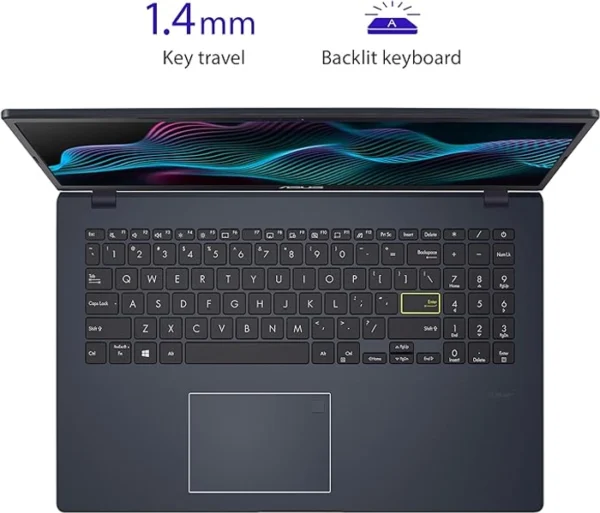 ASUS VIVOBOOK L410KA-WS02 INTEL PENTIUM SILVER N5030 4GB 128 14" FHD WIN11 BLACK LAPTOP IN LEBANON