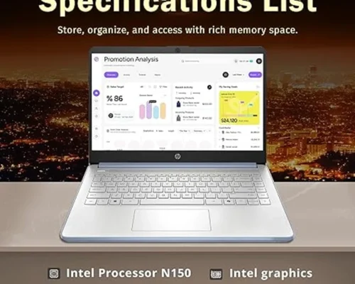 HP 14-BLUE INTEL CELERON/4/64 NVME/14″/WIN10 – BLUE   128GB SCDARD