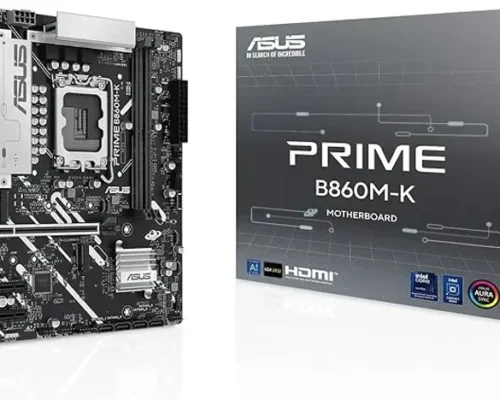 ASUS PRIME B860M-K Micro-ATX motherboard LGA 1851 1x M.2 PCIe 5.0  4x SATA and USB 10Gbps