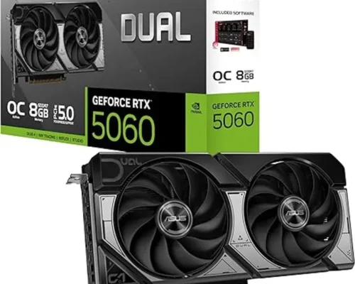 ASUS Dual GeForce RTX™ 5060 8GB GDDR7 OC Edition  8GB GDDR7