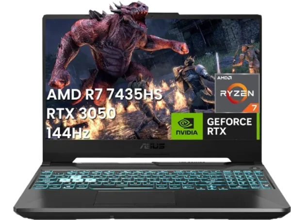 90NR0JV7-M006Y0 ASUS TUF A15 RYZEN 7-7435HS 8GB 512NVME 15.6 144HZ 4GB RTX 3050 W11 Gaming Laptop 1 year warranty Laptop in Lebanon