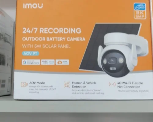 IMOU ip cam AOV PT 24/7 4G+WIFI 3K 5MP RECORDING BATTERY POWERED CAMERA WITH SOLAR PANEL 365 -DAY SERLF SUSTAINING WITH 5W SOLAR PANEL ACCURATE BY AI