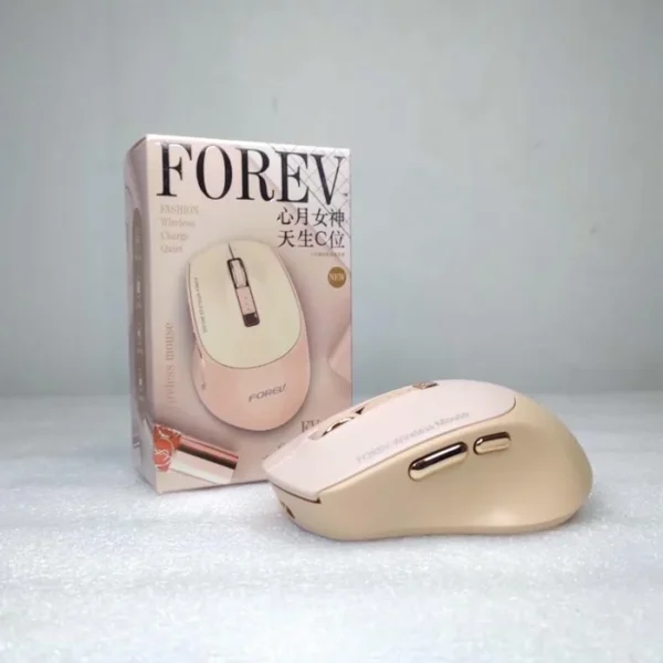 Forev Fv-985 Wireless Mouse 2.4G - Office Gaming Pc Mac Black PINK MOUSE IN LEBANON