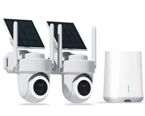 IP CAM Battery Solar 8 Mega Pixel Wifi Cam Smart Ai Mesh Base plug & Play Auto Connect Mobile App