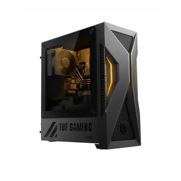 ASUS TUF Gaming Desktop PC Intel Core™ i5-13420H Processor 1.5 GHz 16GB DDR5 1TB SSD NVIDIA® RTX™ 5060TI 8GB RGB KEYBOARD RGB MOUSE " Solar Eclipse Gray" WIN 11 PRO WIFI 6