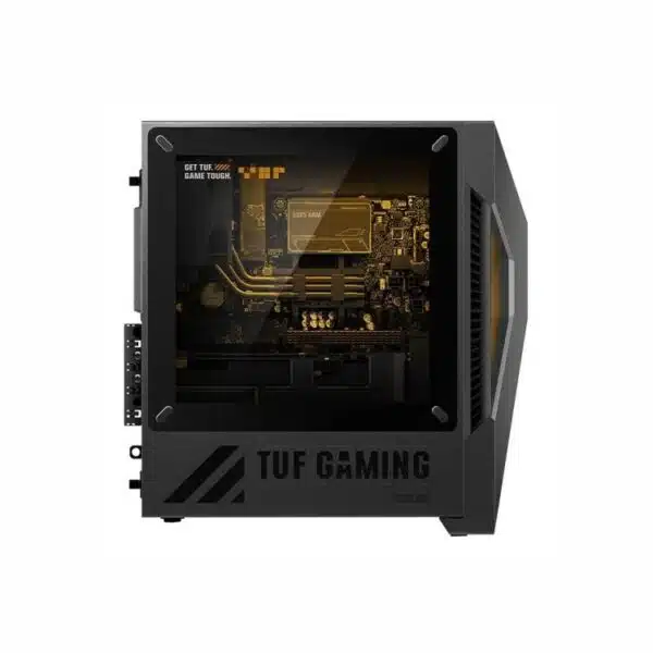 ASUS TUF Gaming Desktop PC Intel Core™ i5-13420H Processor 1.5 GHz 16GB DDR5 1TB SSD NVIDIA® RTX™ 5060TI 8GB RGB KEYBOARD RGB MOUSE " Solar Eclipse Gray" WIN 11 PRO WIFI 6