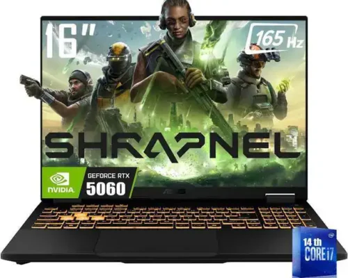 Asus TUF F16 Intel Core I7-14650HX 16GB DDR5 512GB NVMe  16″ 165hz FHD NVIDIA GeForce RTX™ 5060 8GB 3YR WRTY