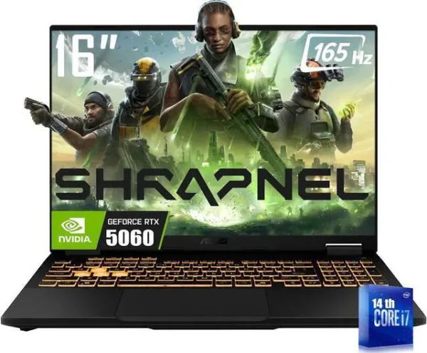ASUS TUF F16 Ai 90NR0NB1-M003N0 Intel Core i7-14650HX 1TB 32GB 16.0 Inch 2k 2160x1440 RTX 5060 8GB W11H Grey gaming laptop lebanon