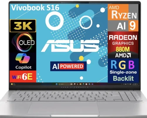 ASUS Vivobook S16 Ryzen 9-365 AI 32GB 1TB NVME 16 OLED AMD Radeon Silver WIN 11