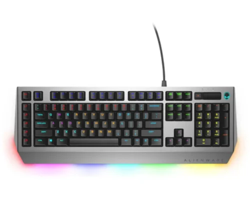 Alienware Pro gaming mechanical keyboard AlienFX 16.8M RGB 5 programmable macro key functions
