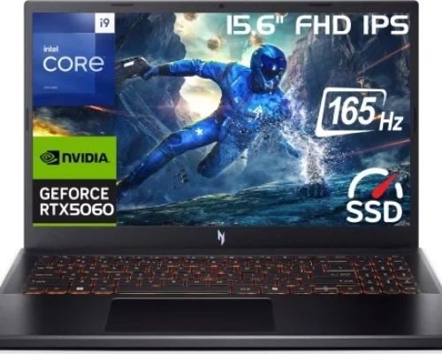 ACER NITRO 5 V-15 CORE i9-13900H 16GBRAM 512 SSD RTX 5060 165HZ 15.6” FHD IPS  win11  2 YEARS WARRANTY