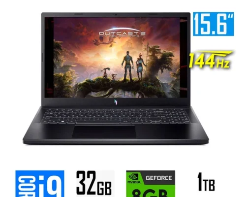 Acer NITRO V15  GAMING Core™ i9-13900H 32GB 1TbSSD NVMe 15.6″ FHD 165Hz NVIDIA® RTX™ 4050 6GB Black