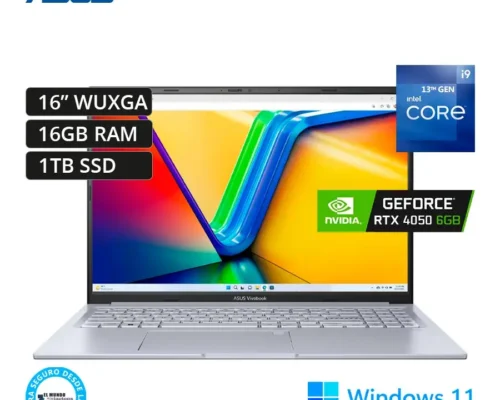 ASUS VIVOBOOK I9-13900H 16GB 1TB 16.0 WUXGA RTX4050 SILVER W11