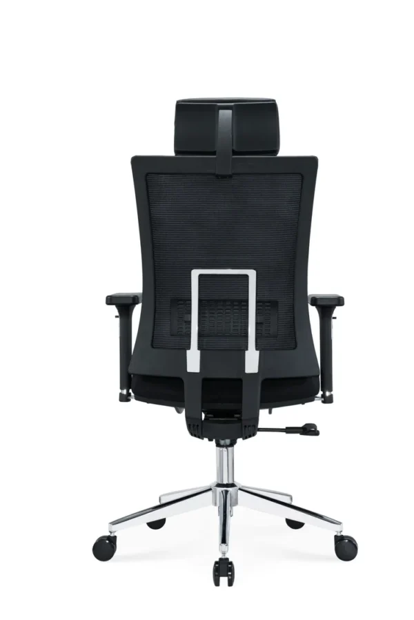 VALENCIA OFFICE FURNITURE VL HS-116A ( 125) High-back Chair "Headrest Lumbar support PP armrest (Soft armrests - Ideal for Gaming)" 580*480*1130 Black Mesh