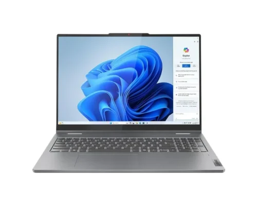 Lenovo 5 2-IN-1 AMD Ryzen™ 7 8845HS Processor 16 GB 1 TB SSD 16″ (1920×1200)TOUCHSCREEN Integrated AMD Radeon™ 780M LUNA GREY WIN11 Backlit Keyboard FP Reader