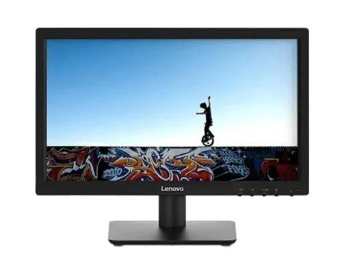 Lenovo Monitor D19 10 18.5” Display with 409.8×230.4 mm Area and Twisted Nematic panel 1366×768 Resolution Black