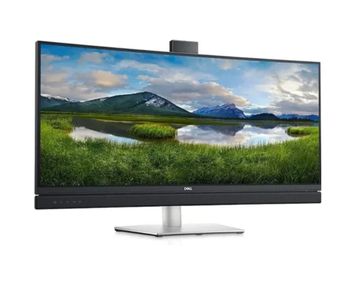 Dell C3422 3800R Curved USB-C Monitor Anti-Glare Video Conferencing Monitor Integrated IR Camera integrated KVM switch/side-by-side 34 Inch Curved 60 Hz QHD (2560×1440) 1 Display port 1 HDMI