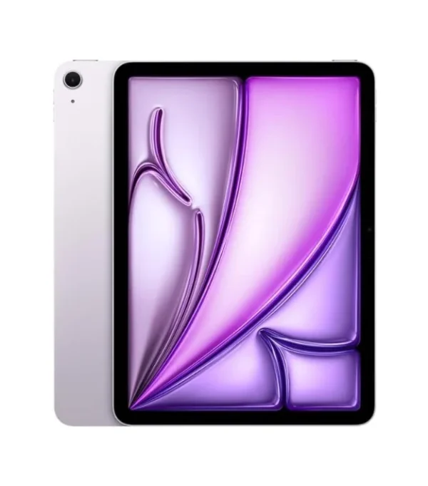 Apple iPad Air MUWK3CL/A 11-inch (M2): Liquid Retina Display 256 GB Landscape 12MP Front Camera/12MP Back Camera Wi-Fi 6E Touch ID Purple 1 YEAR WARRANTY IPAD IN LEBANON