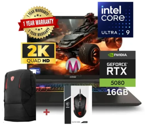 MSI Vector 16 HX AI 400 Intel Core Ultra 9 275HX 1TB SSD 32gb 16.0 Inch 2K 240HZ Nvidia RTX 5080 16GB W11P Gray