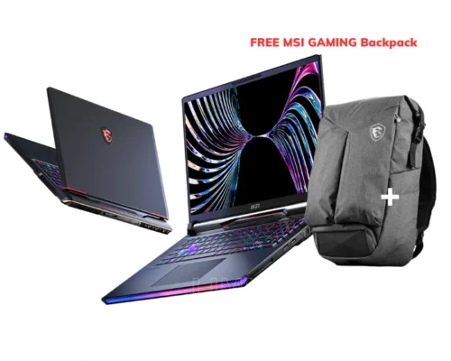 MSI GAMING Raider GE68HX Intel Core i9-13950HX 24CORE 32GBRAM 1TB NVME 16″144HZ RTX 4060 8G Win 11 FREE MSI BAG Original