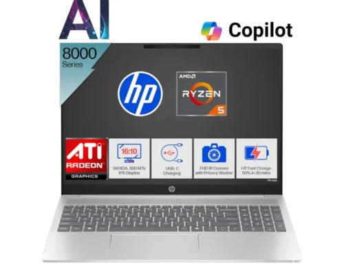 HP PAVILION 16 Ai RYZEN 5 8540U 8GB 512GB NVME 16.0 WUXGA BKLT NATURAL SILVER