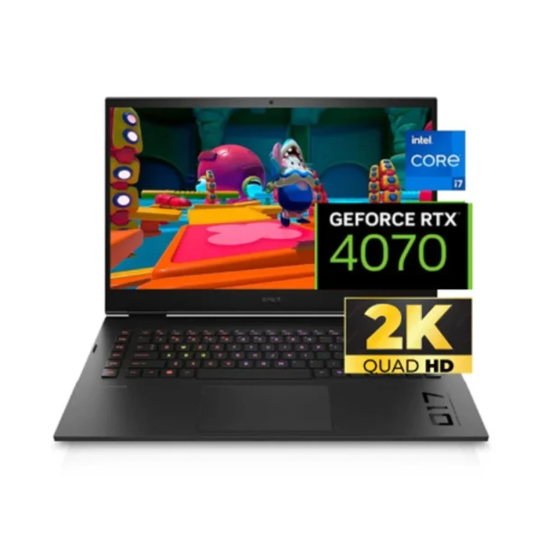 9E5E8U8R HP Omen 17T-CK200, Intel Core I7-13700HX, 1TB SSD, 32GB DDR5, 17.3 Inch, 2560 x 1440, Nvidia GeForce RTX 4070 8GB, W11P, Black, 1 Year Warranty