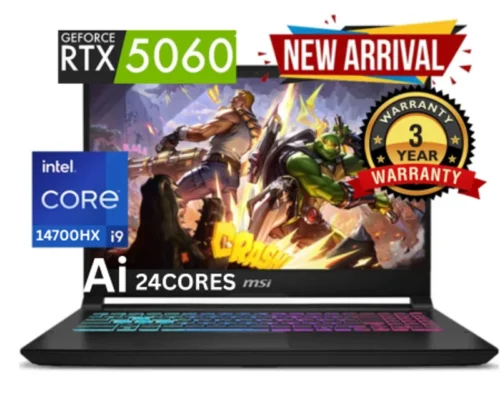 MSI KATANA 15 HX  Core™ i9-14900HX 24core16GB 1TB NVME 15.6″ QHD 2k 165HZ RTX 5060 8GB win11 pro