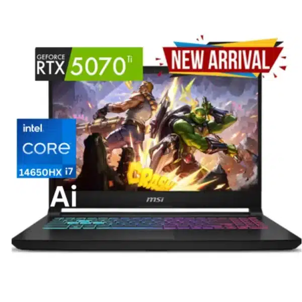 MSI KATANA 15 HX B14WGK-293US Core™ i7-14650HX 16GB DD5 1TB NVME EN 15.6" QHD (2560x1440) 165HZ RTX 5070 DDR7 8GB WIN 11 LAPTOPS IN LEBANON