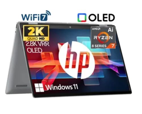 HP ENVY X360 14 2in1 Ai AMD Ryzen 7 8840HS 1TB SSD 32GB DDR5 14.0 Inch Touch 2.8K Oled AMD Radeon Graphics Silver W11H