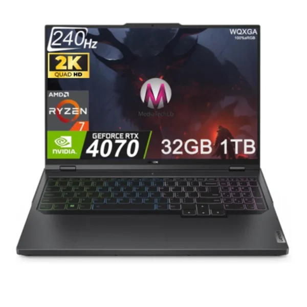 Lenovo Legion 5 PRO 82WM004QUS 16ARX8 RYZEN 7 7745HX/32gbram/1TBssd/4070 8GB/16 2k WQXGA/W11 GREY Gaming laptop lebanon