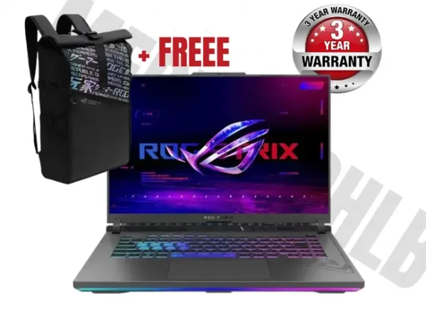 ASUS ROG GAMING LAPTOP G614JVR-N3129 16" FHD+ 165Hz Laptop - Core i9-14900HX - 32GB RAM - 1TB SSD - RTX 4060 8GB LEBANON STORE