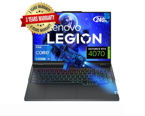 Lenovo LEGION PRO 5 Core™ i9-14900HX 32G 2TB 16″ 2K 240Hz RTX™ 4070 8GB WIN11PRO 3 YEARS WRTY SOLD