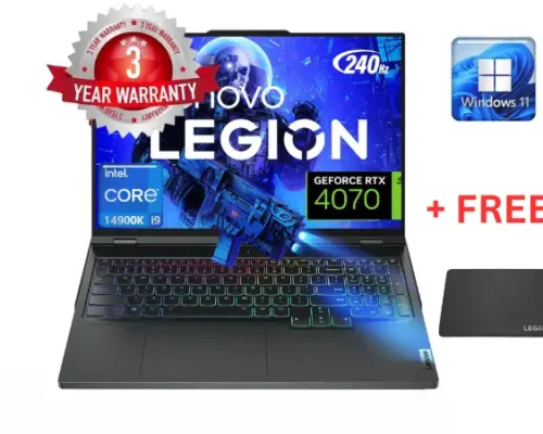 LENOVO LEGION 5 PRO Core™ i9-14900HX 32GB 1TB NVME 16″ 2K  240HZ RTX 4070 8GB WIN 11  3 YR WRTY SOLD