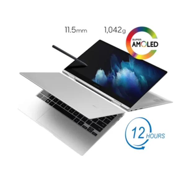 Samsung GALAXY BOOK 3 X360 2IN1 INTEL CORE i5-1335U 8GB RAM 256GB SSD NVME 13.3" FHD TOUCH AMOLED X360 WIN 11 SILVER LAPTOPS IN LEBANON