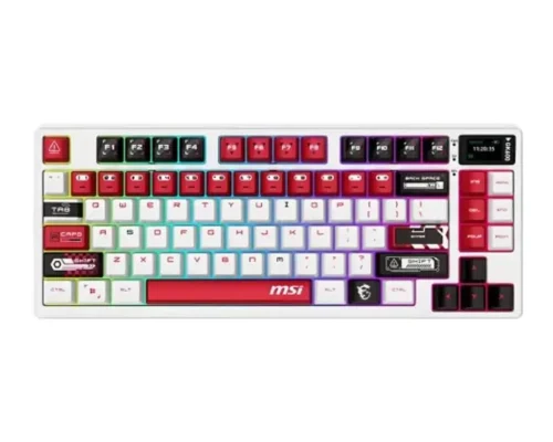 MSI Forge  TKL Wireless Mechanical Linear switches 1.06-inch screen Anti-slip Base