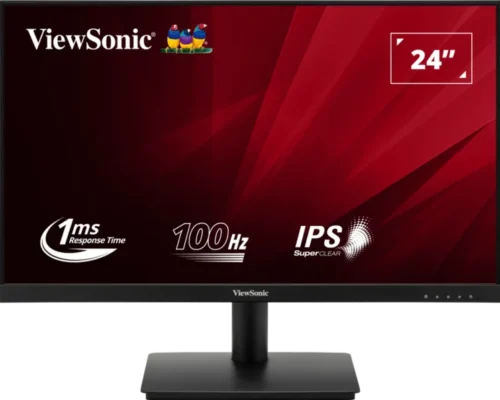 ViewSonic VG2448 24” Full HD Monitor IPS Advanced Ergonomics Blue Light Filter Eco friendly 60 Hz Display Port 3 Years Warranty