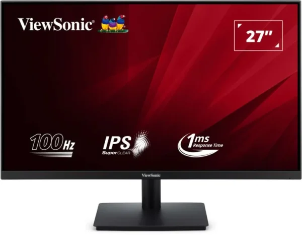 ViewSonic VA270-H 27" Full HD Monitor IPS Technology 1ms Response time Static Contrast Ratio 1000:1 Blue Light Filter 1 Year Warranty Flat 100 Hz Resolution 1920x1080 1 VGA 1 HDMI monitors in lebanon