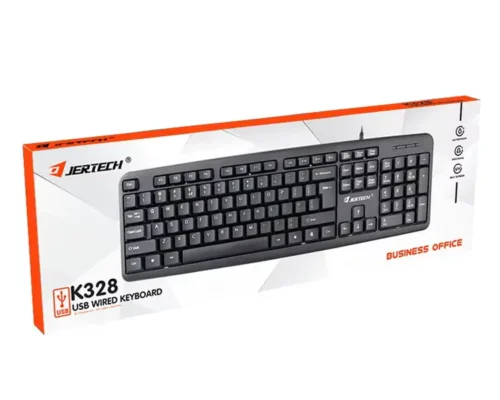 ALPHAKEY K339 black wired business office keyboard.