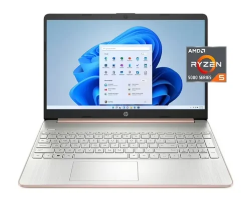 HP 15 RYZEN 5 5500U 8GB 256NVME 15.6 FHD ATI VGA W11 ROSE GOLD