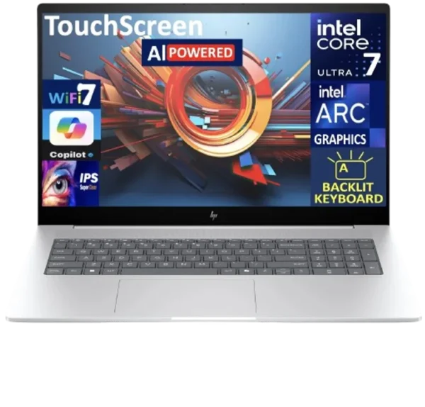 Hp ENVY 17T-DA000 B9GR5U8R-B9GS1U8R Intel Core Ultra 7-155H 512GB SSD 32GB  17.3 Inch Touch 1920x1080 Intel Arc Graphics W11H Silver LAPTOP IN LEBANON