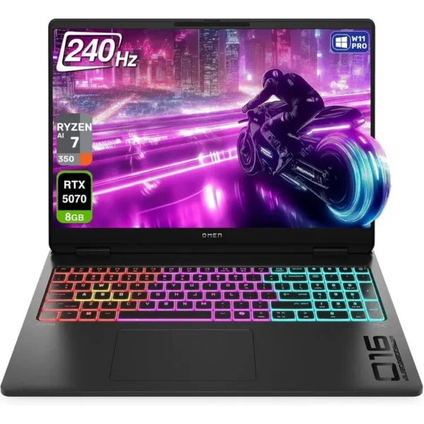 HP OMEN MAX 16-AK0006NB AMD RYZEN AI 7 HX 350 32GB 1TB NVME EN 16" WQXGA 2K 240HZ RTX 5070 8GB WIN 11 GAMING LAPTOP LEBANON