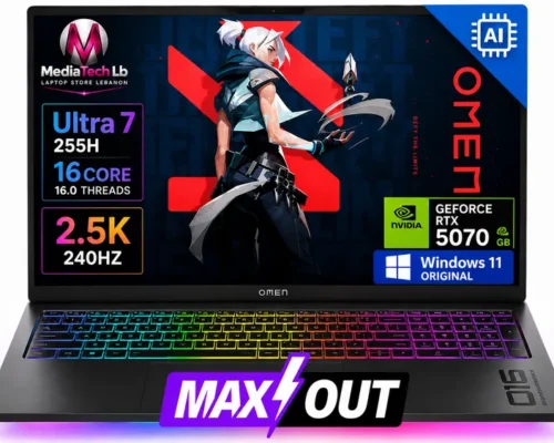 HP OMEN 16 AI Ultra 7 255H 16CORE 16GB 1TB NVME 16.0 2.5K 240HZ RTX 5070 8GB BLACK