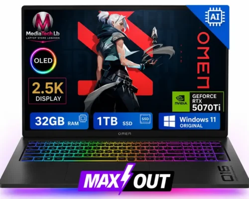 HP OMEN MAX 16 ULTRA 7-255HX 20CORE 16INCH 32GB 1TB 2.5K OLED 240HZ RTX5070TI 12GB