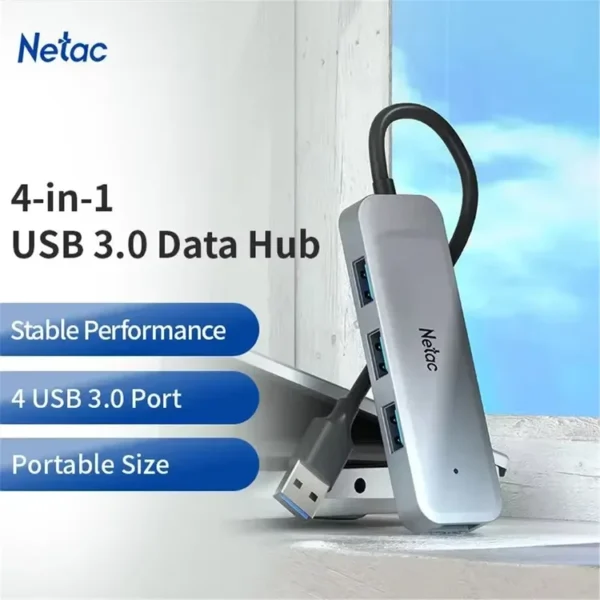 WF11 4 Ports USB3.0 Hub Supports Mac OS/Windows/Linux Up to 5Gbps transfer rate USB-3.0 to 4 x USB3.0 Ports Accessories in lebanon