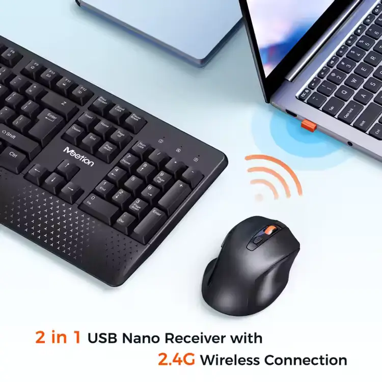MEETION Wireless Keyboard & Mouse Combo C4130 accessories in lebanon