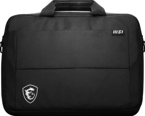 MSI Topload Bag 15.6 Inch Laptop Carry Case Black Slim Lightweight